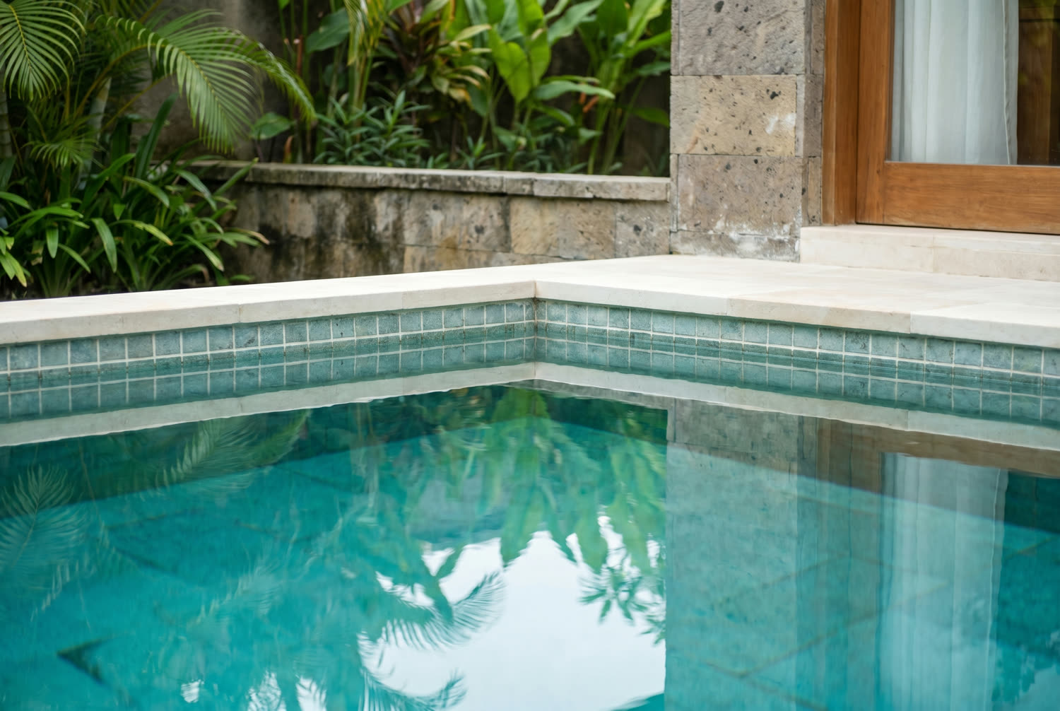 Restored pristine pool
